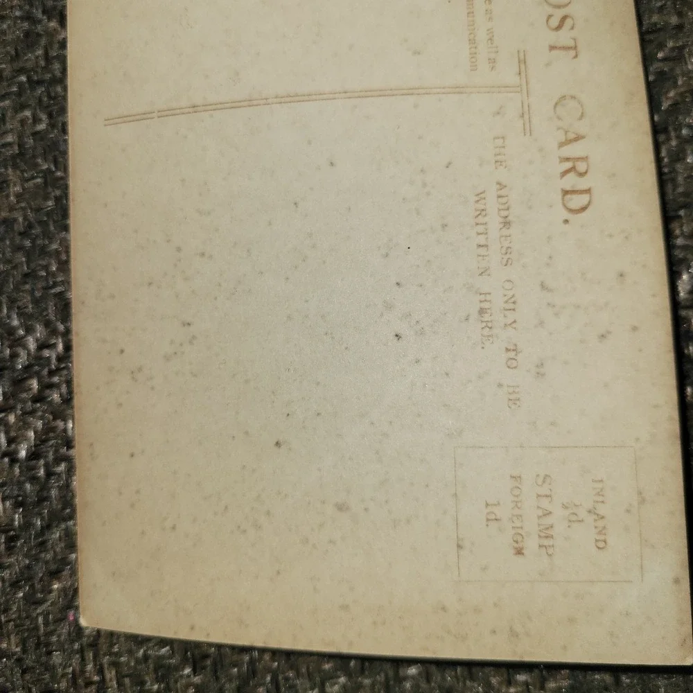 Antique Mr & Mrs Chamberlain Real Photo Postcard RPPC Rotary Photographic Series - Picture 4 of 4